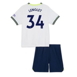 Tottenham Hotspur Clement Lenglet #34 kläder Barn 2022-23 Hemmatröja Kortärmad (+ korta byxor)